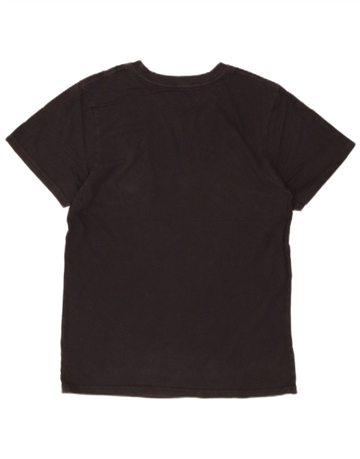 VANS Camiseta gráfica de ajuste personalizado para hombre Top pequeño de algodón negro