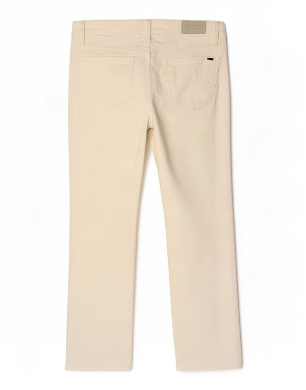 Vaqueros Rectos Tommy Hilfiger Mujer W26 L30 Algodón Blanco