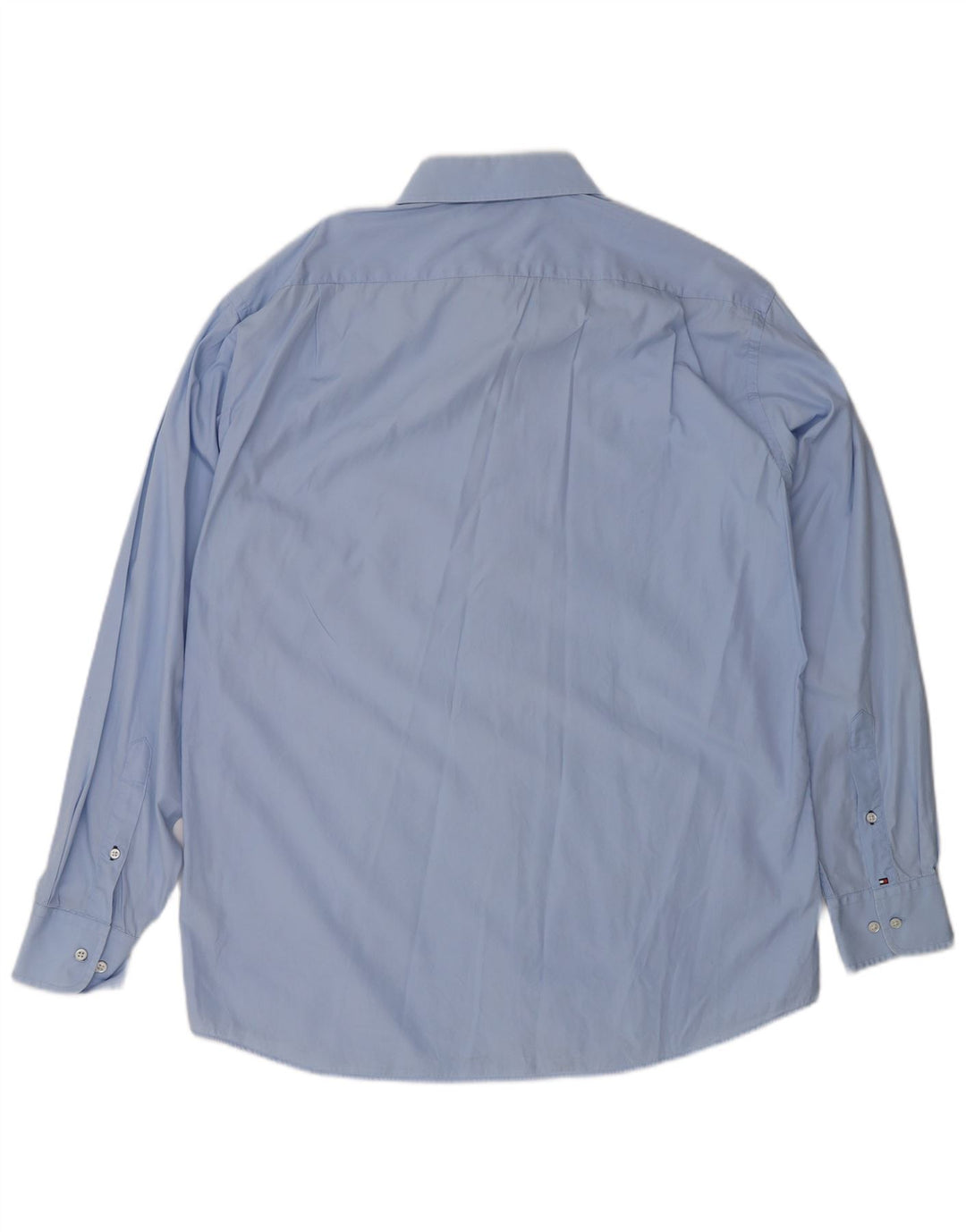 Tommy Hilfiger Camisa de corte regular para hombre Talla 16 Azul grande