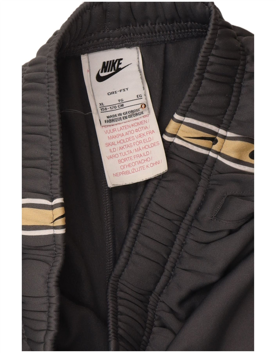 NIKE Niños Dri Fit Graphic Chándal Pantalones Joggers 13-14 años XL Gris