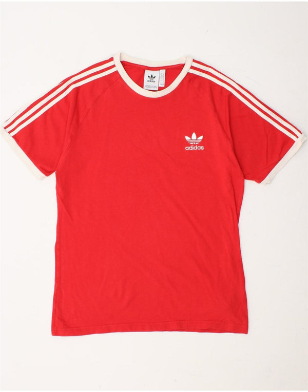 ADIDAS Camiseta Hombre Top Grande Algodón Rojo