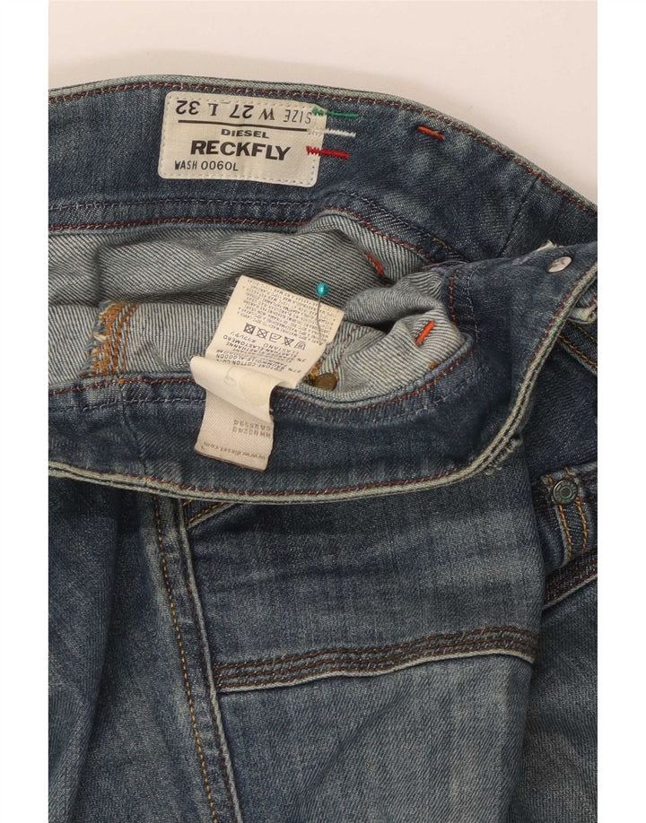 Diesel Mujer Reckfly Bootcut Jeans W27 L32 Algodón Azul