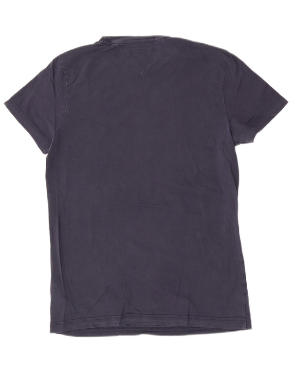 Tommy Hilfiger Camiseta para hombre Top Small Azul marino Algodón