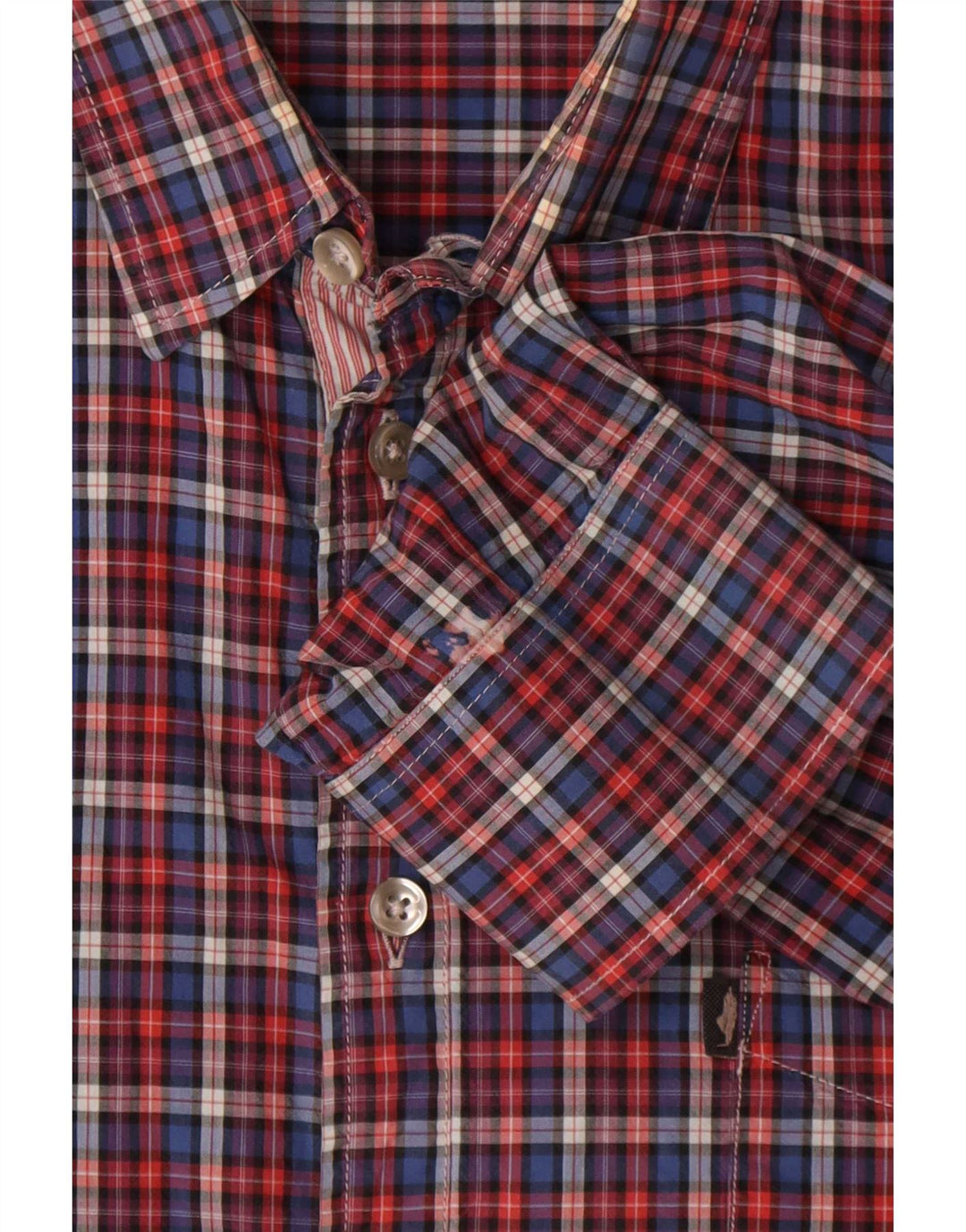 Camisa Marlboro Classics Hombre 2XL Algodón A Cuadros Multicolor