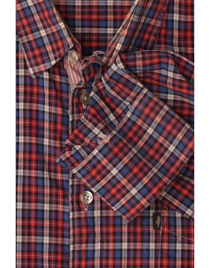 Camisa Marlboro Classics Hombre 2XL Algodón A Cuadros Multicolor