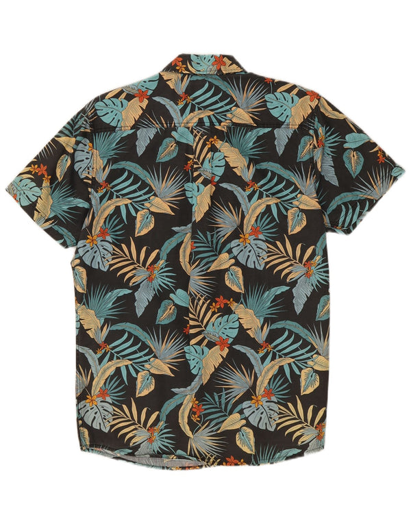 Rip Curl Hombre Camisa De Manga Corta Small Black Floral