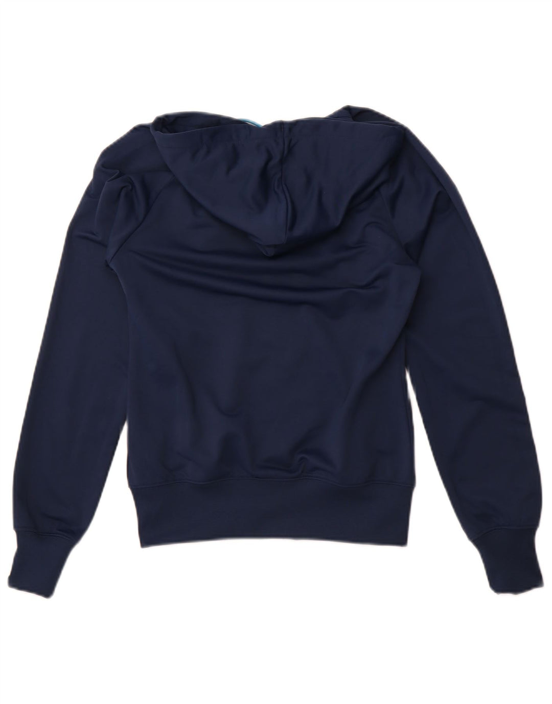 Nike Sudadera con capucha y cremallera para mujer UK 10 Small Azul marino Poliéster