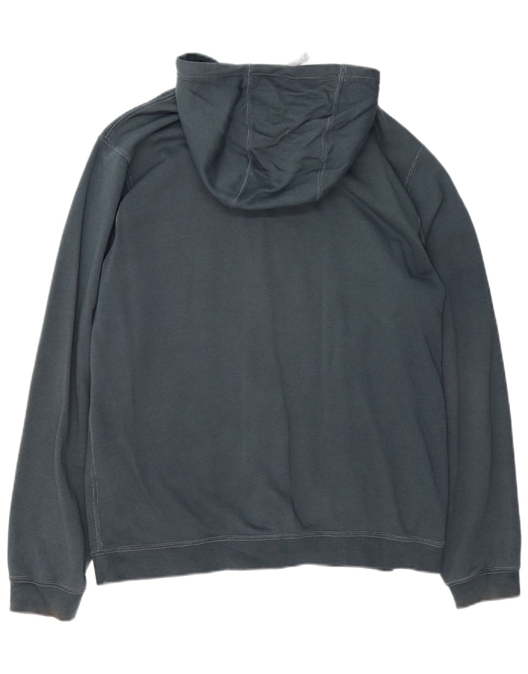 Nike - Sudadera con capucha y cremallera para hombre, talla grande, algodón azul marino