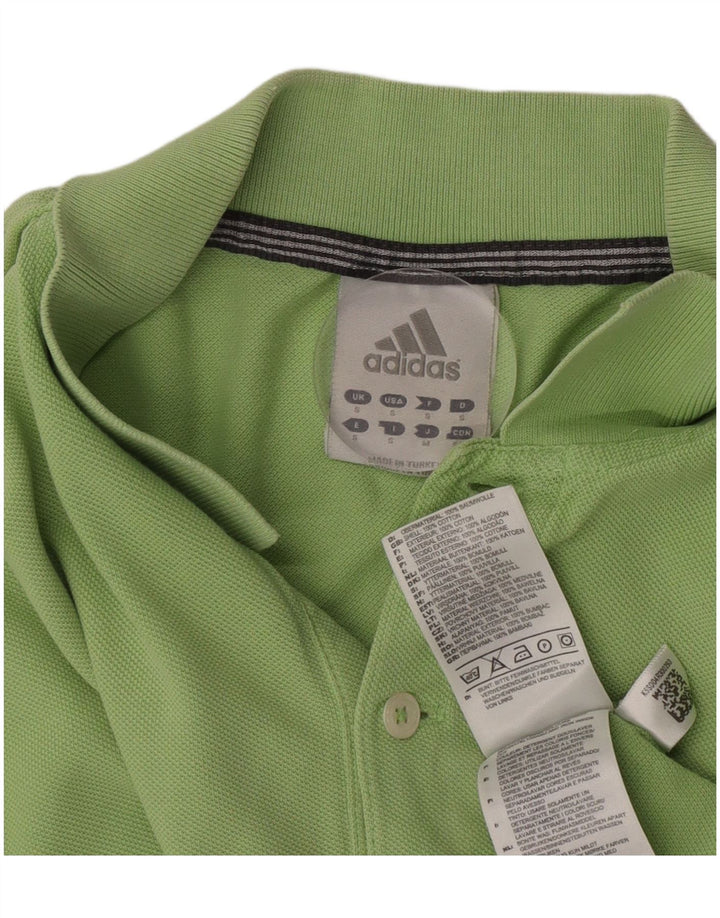 Polo Adidas Hombre Pequeño Algodón Verde