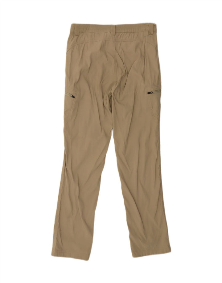 EDDIE BAUER Womens Slim Cargo Trousers US 6 Medium W30 L31 Beige Nylon Vintage Eddie Bauer and Second-Hand Eddie Bauer from Messina Hembry 
