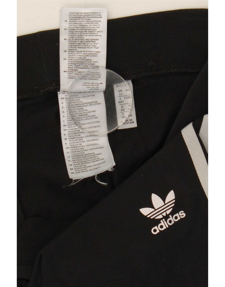 Adidas Leggings para mujer Reino Unido 12 Mediano Negro Algodón