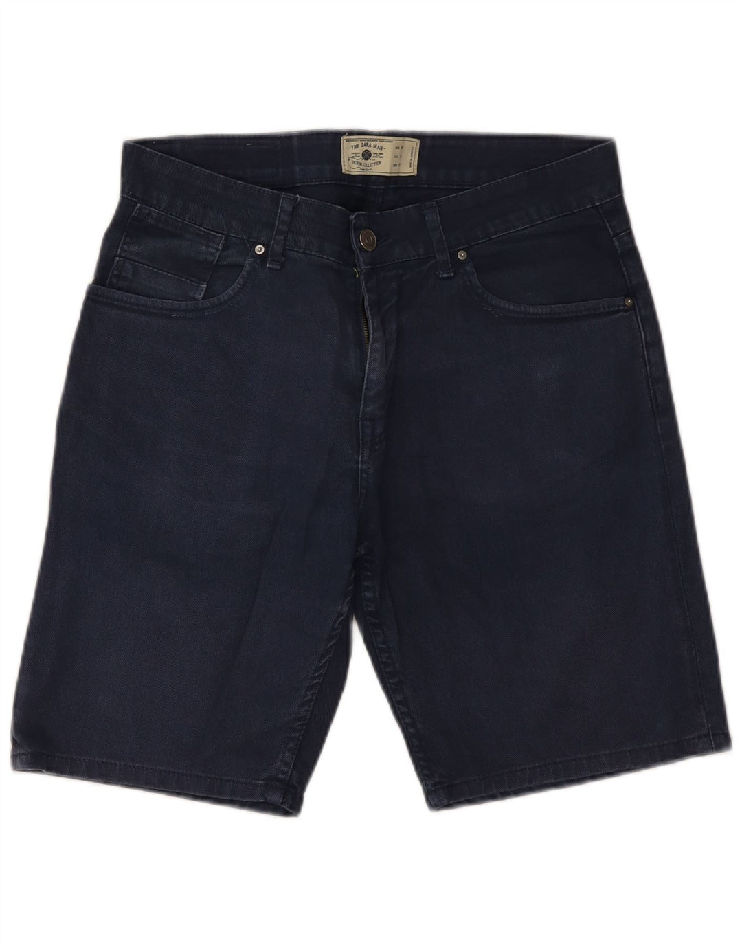 Zara Pantalones cortos vaqueros para hombre EU 40 Medium W31 Azul marino