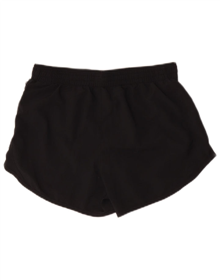 Nike - Pantalones cortos deportivos Dri Fit para mujer, talla 10, poliéster negro pequeño