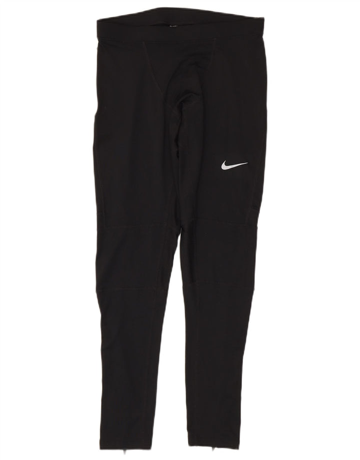 Nike Leggings Dri Fit para mujer UK 12 Mediano Negro Poliéster