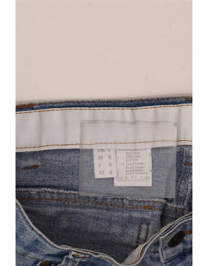 Vaqueros rectos vintage para hombre W36 L32 Algodón azul