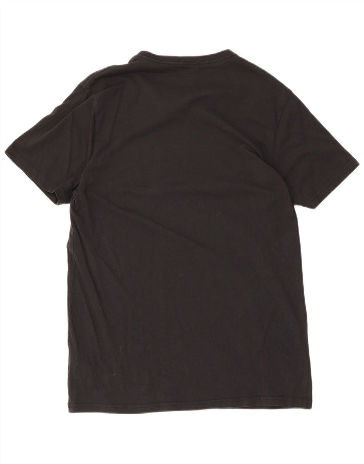 Volcom Camiseta con gráfico de corte moderno para hombre, talla mediana, algodón negro