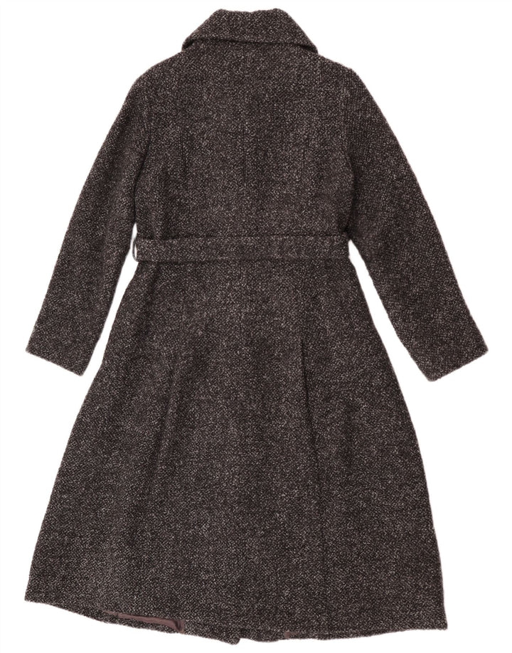Abrigo Mujer Massimo Dutti EU 40 Viscosa Moteada Gris Medio