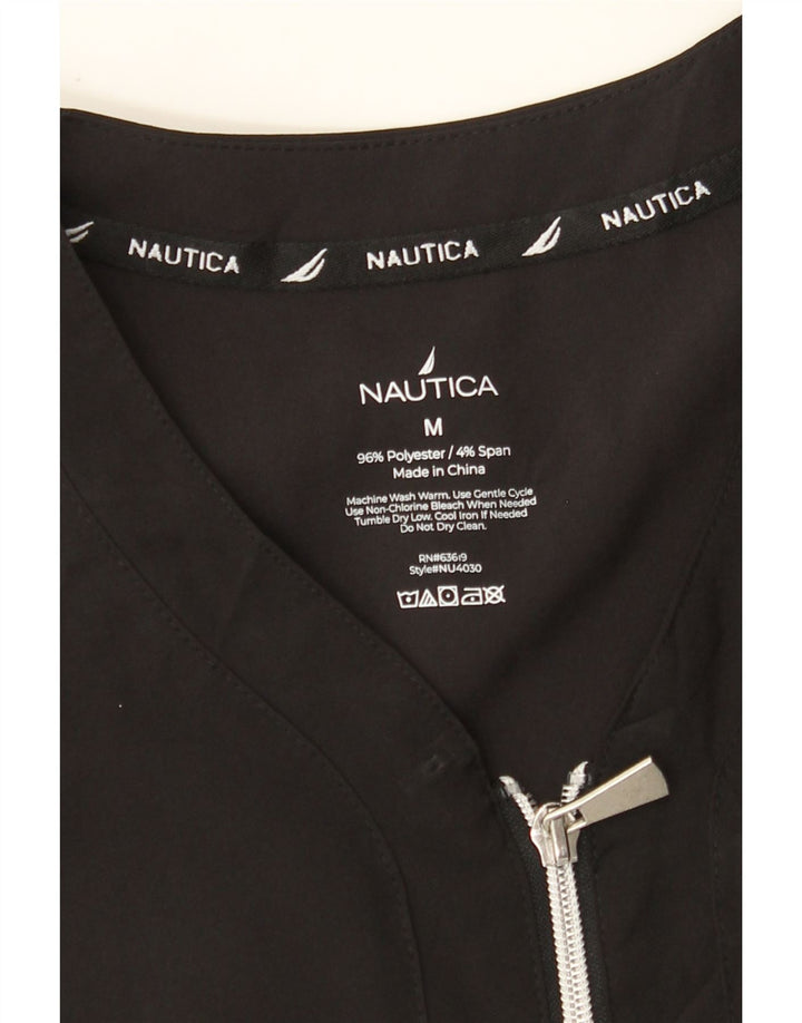 NAUTICA Blusa Mujer Top UK 44 Medio Negro Poliéster