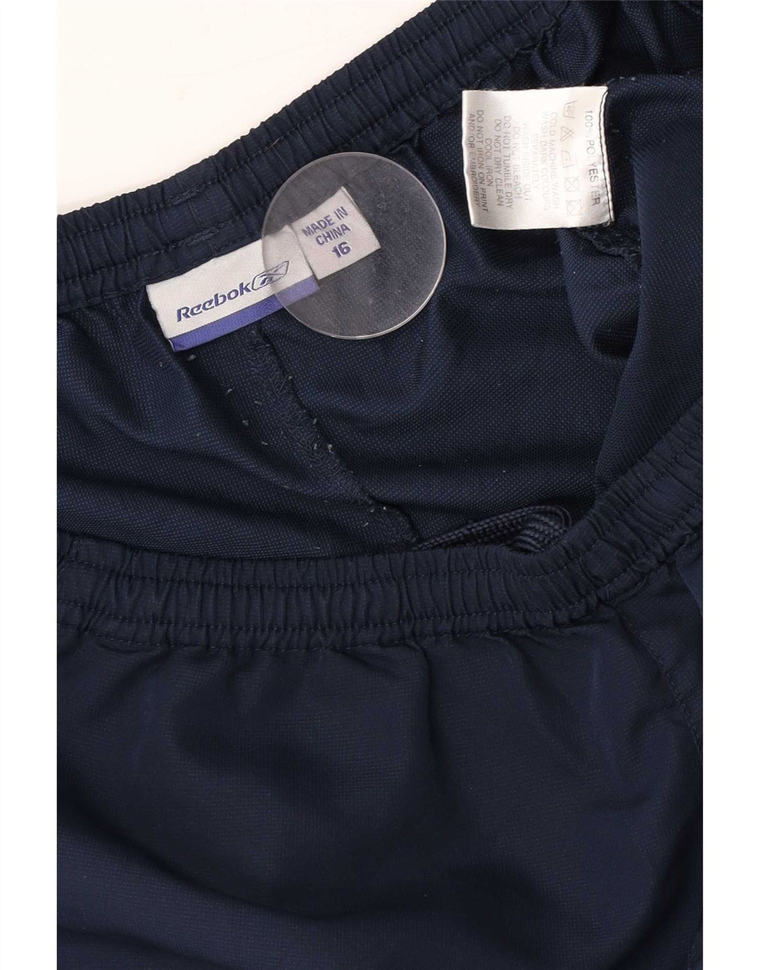 Reebok Pantalón Chándal Niño 15-16 Años Azul Marino Poliéster