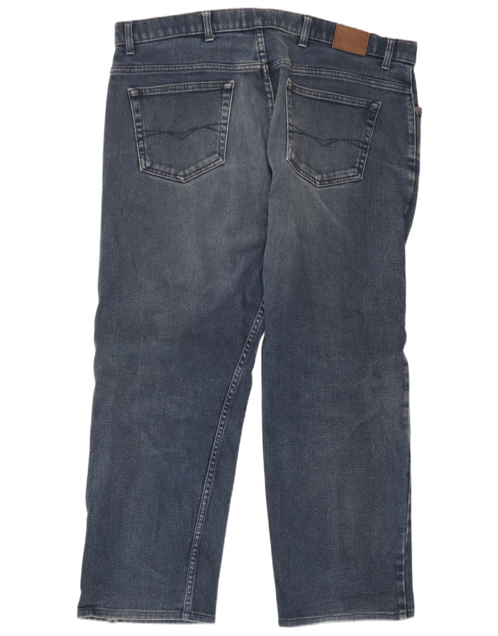 Marks & Spencer Vaqueros rectos regulares para hombre W40 L26 Algodón azul