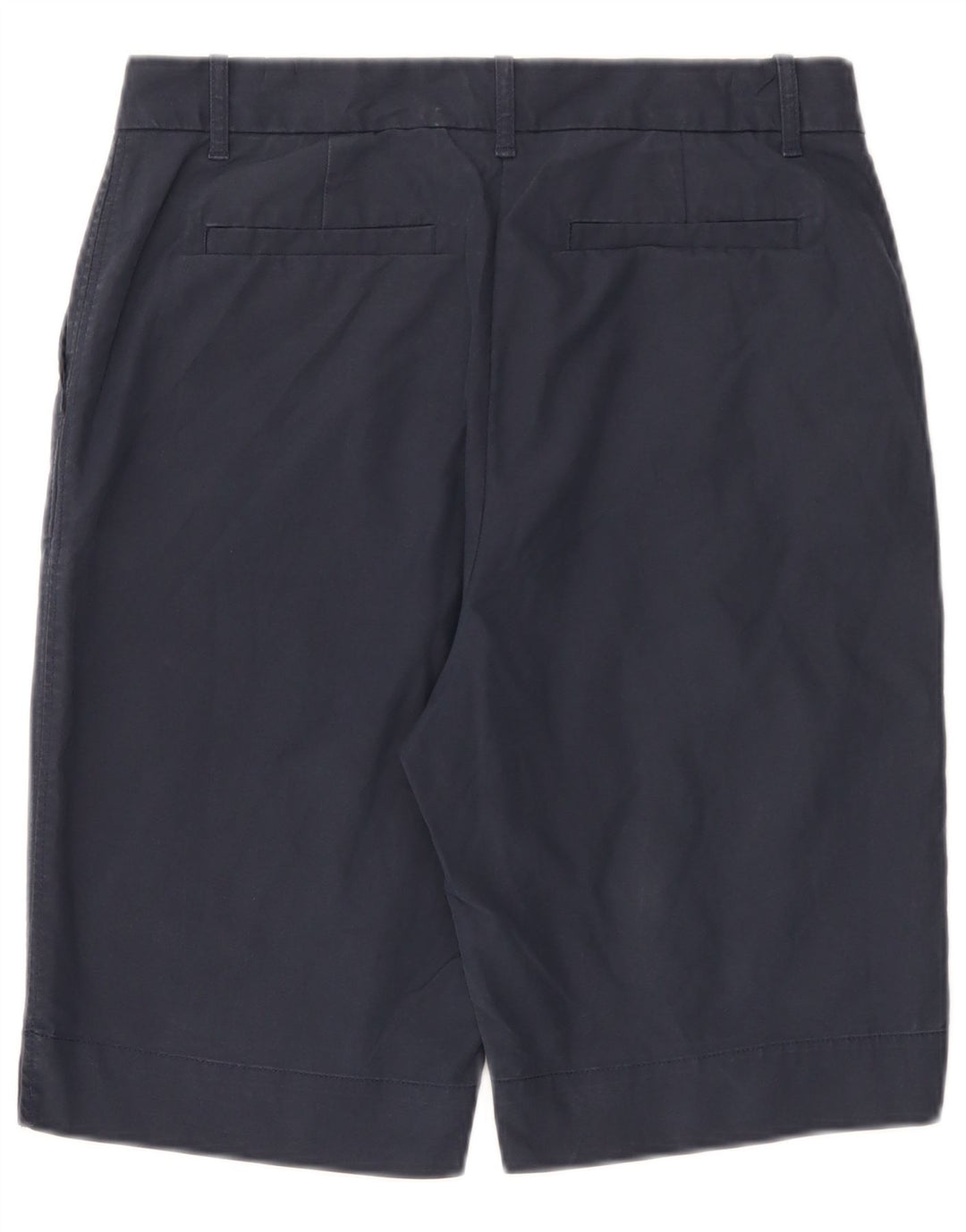 Marks & Spencer Pantalones cortos chinos para mujer UK 12 Medium W32 Azul marino Algodón