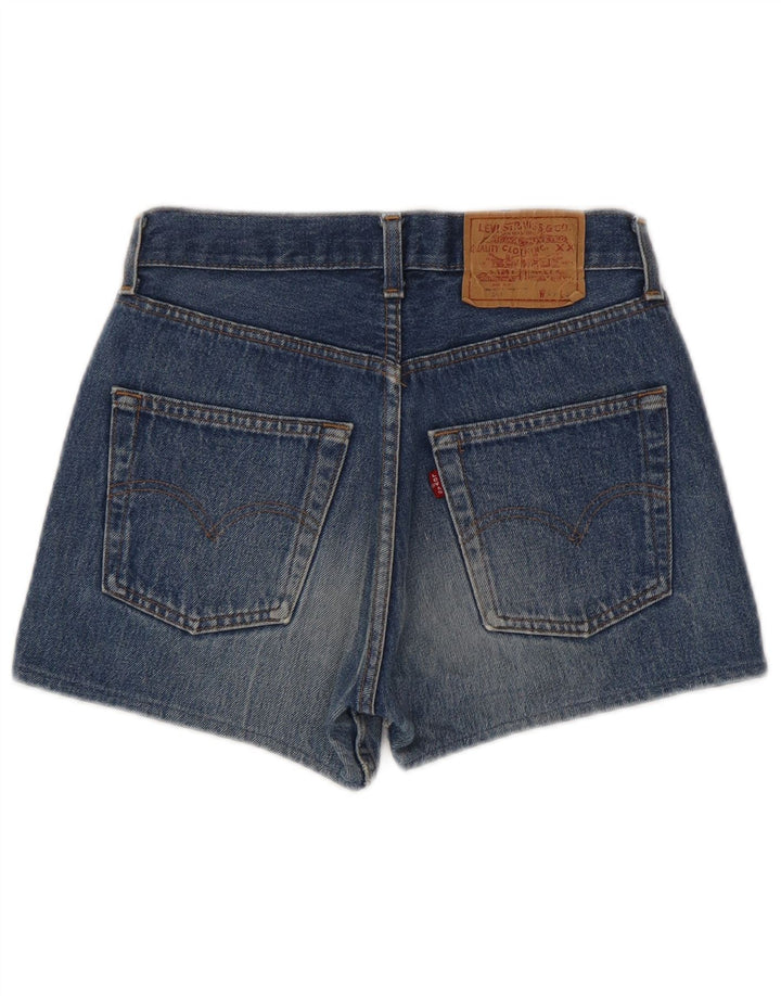 Levi's Mujer 501 Shorts Vaqueros W29 Algodón Azul Medio