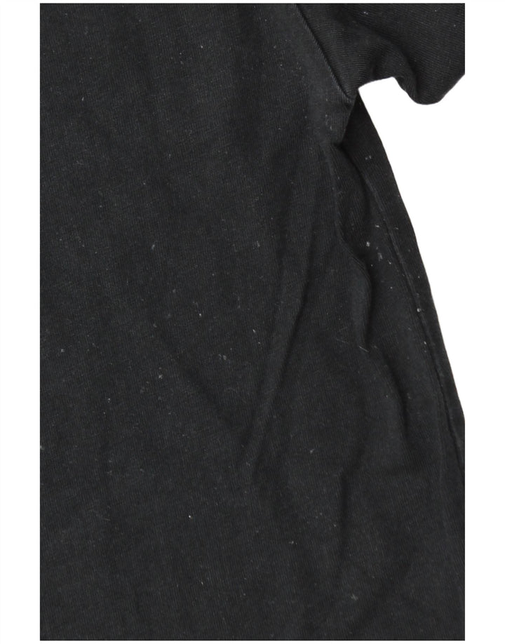 Converse - Camiseta gráfica para hombre, parte superior mediana de algodón negro