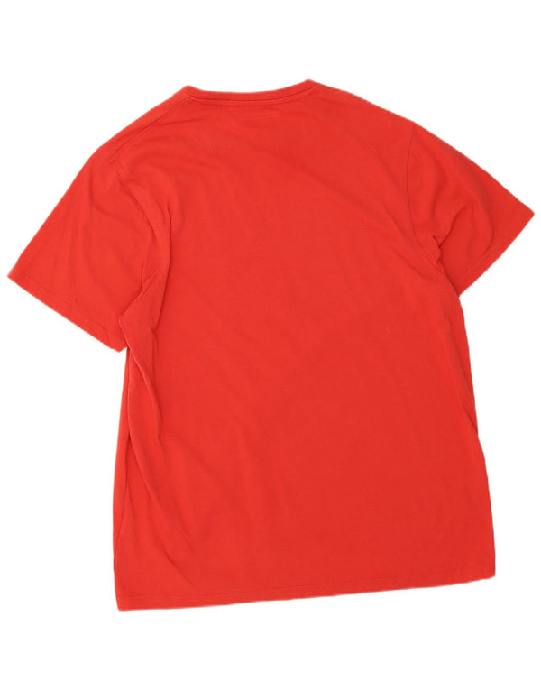 Mountain Warehouse Camiseta gráfica para hombre Top XL Algodón rojo