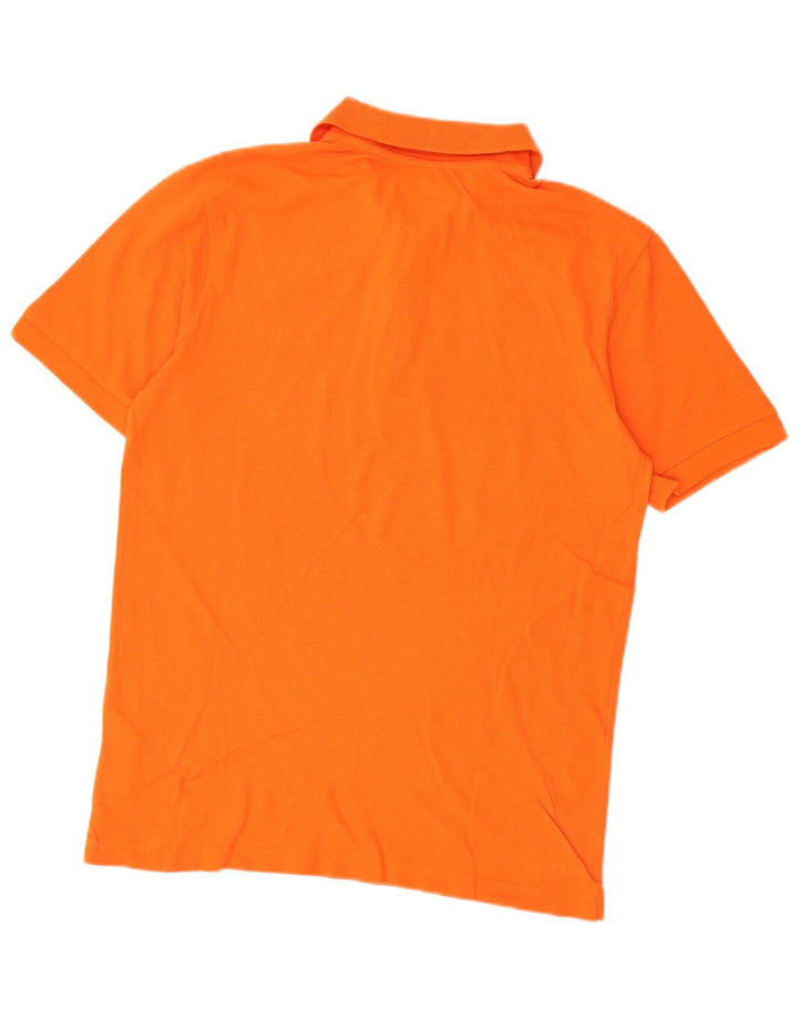 Polo Kappa Hombre Grande Naranja Algodón