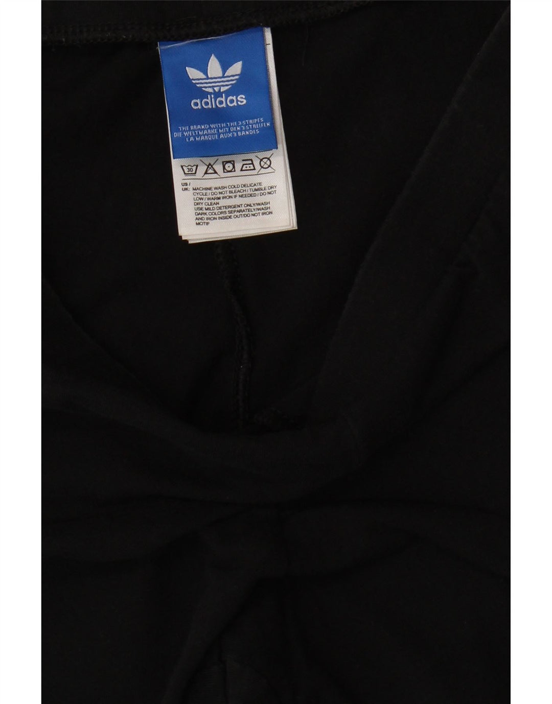 ADIDAS Womens Leggings UK 10 Small  Black Cotton Vintage Adidas and Second-Hand Adidas from Messina Hembry 