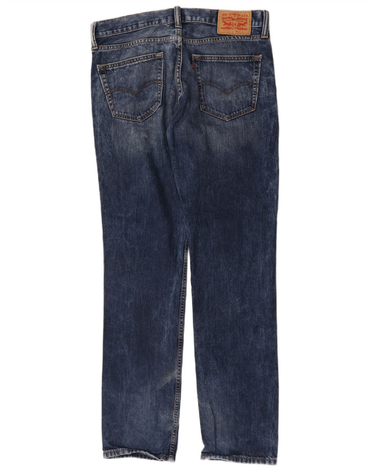 Levi's Hombre 511 Slim Jeans W34 L34 Algodón Azul