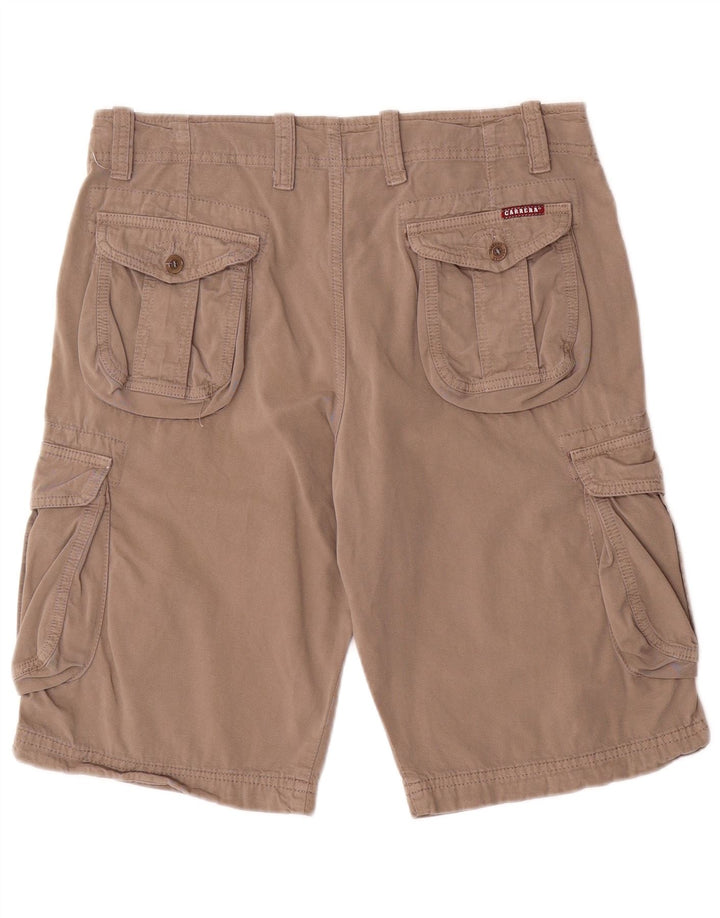 Carrera Pantalones cortos cargo para hombre W34 Algodón gris grande