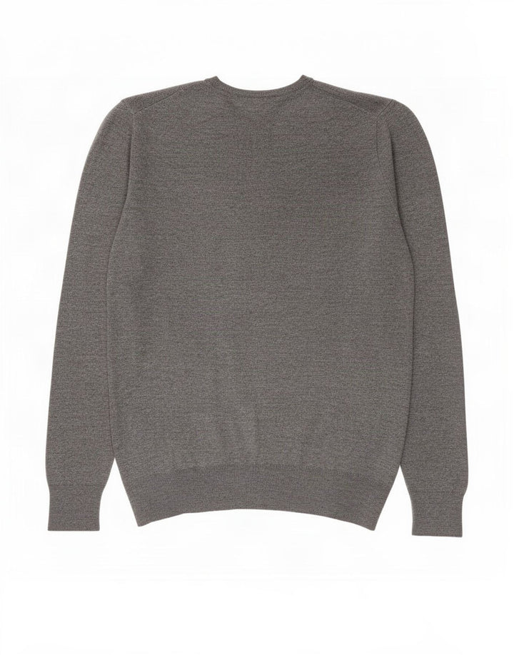 Zara Hombre Jersey Cuello Pico Jersey XL Gris