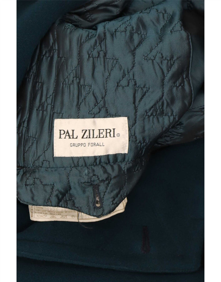 Pal Zileri Trenca con capucha para hombre IT 52 XL Lana azul