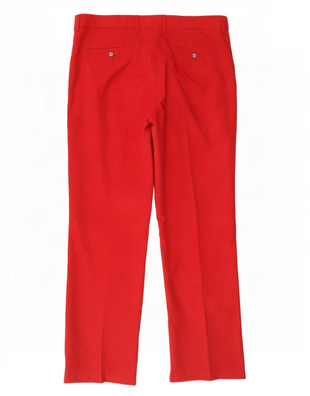 Pantalón De Traje Recto Hombre Kartel W38 L33 Poliéster Rojo