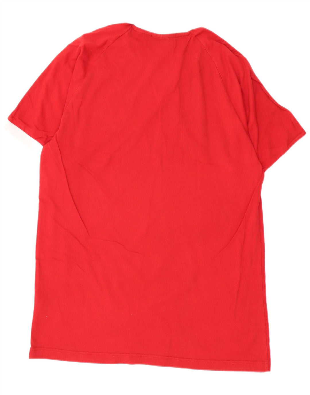 Adidas - Camiseta para hombre, talla grande, color rojo, algodón