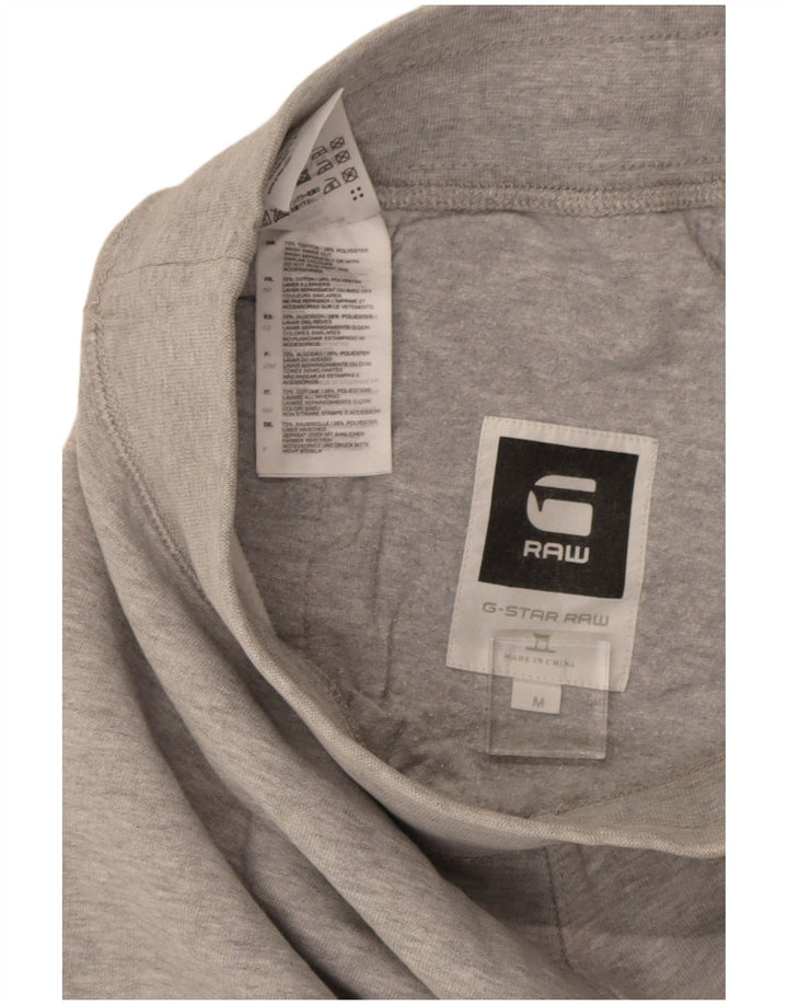 G-Star Hombre Pantalones cortos deportivos con estampado de algodón moteado en gris medio