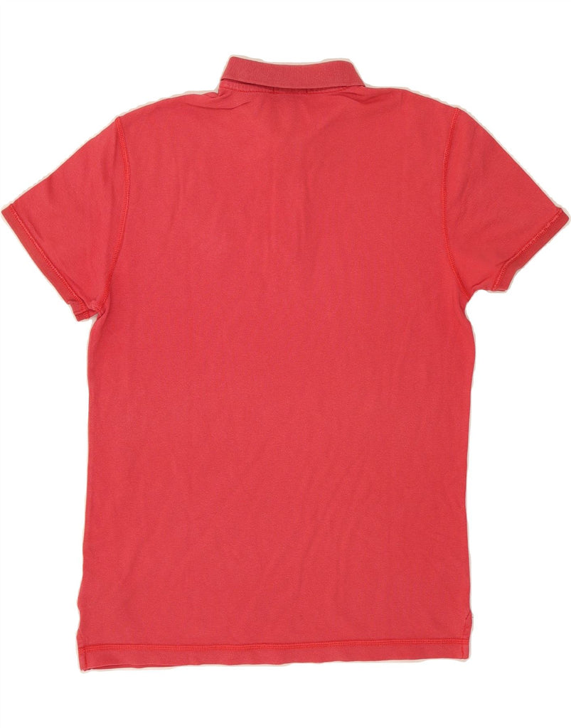 RALPH LAUREN Mens Polo Shirt Medium Pink Cotton Vintage Ralph Lauren and Second-Hand Ralph Lauren from Messina Hembry 
