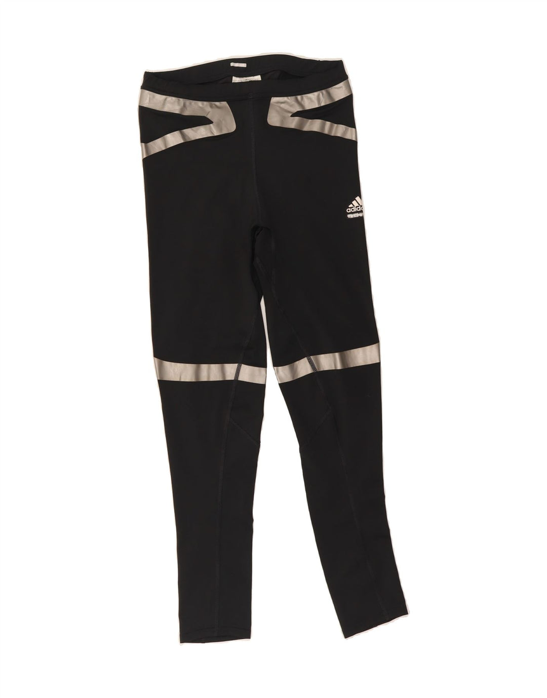 ADIDAS Womens Clima 365 Leggings UK 14 Large  Black Polyester Vintage Adidas and Second-Hand Adidas from Messina Hembry 
