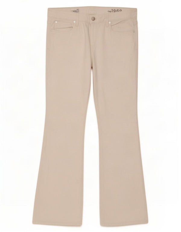 Gap Jeans Bootcut Sexy para Mujer W31 L32 Algodón Blanco