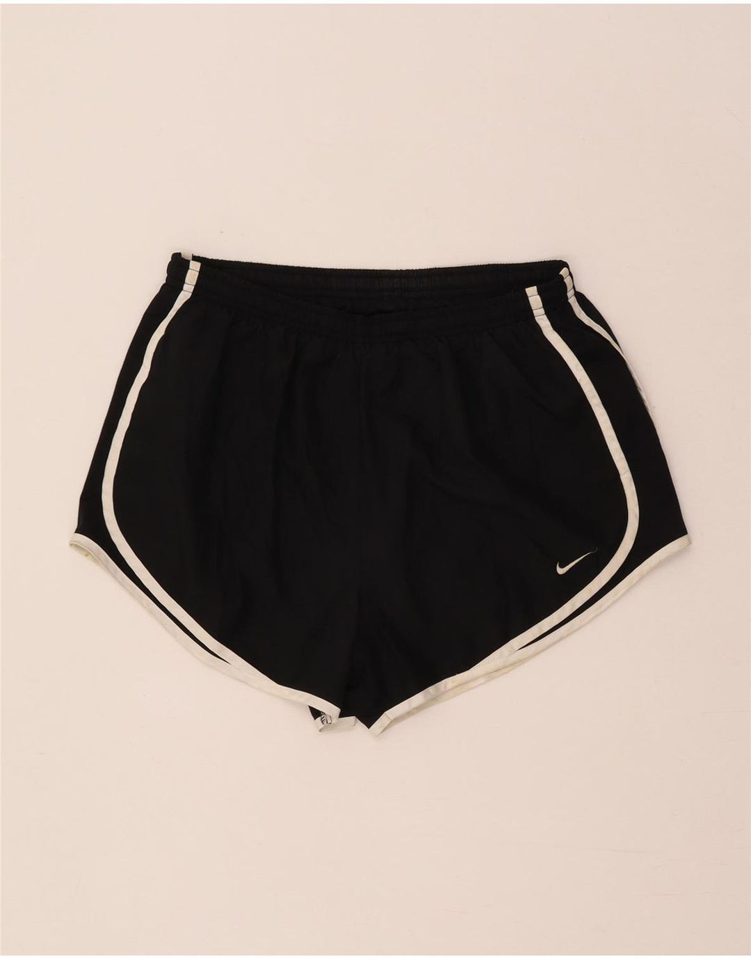 Nike - Pantalones cortos deportivos Dri Fit para mujer, talla M, poliéster negro