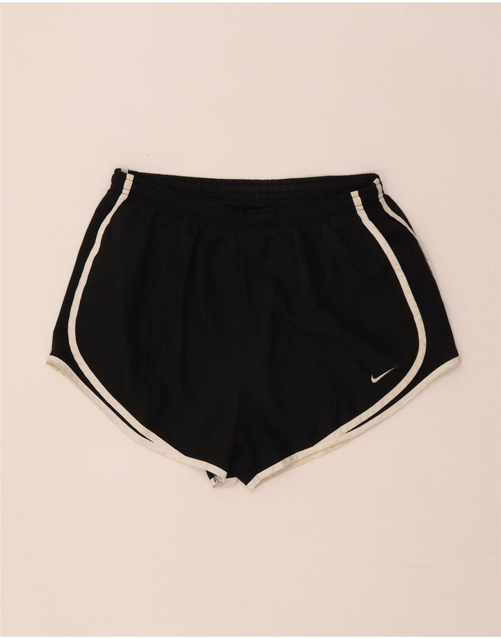 Nike - Pantalones cortos deportivos Dri Fit para mujer, talla M, poliéster negro