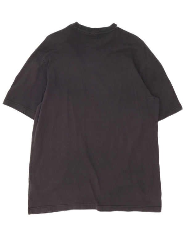 Adidas - Camiseta gráfica para hombre, talla mediana, algodón negro