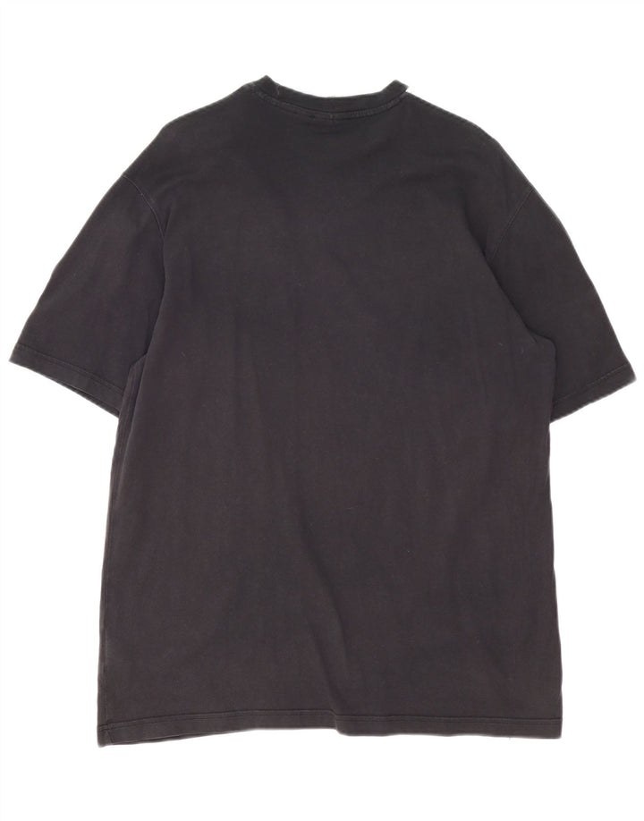 Adidas - Camiseta gráfica para hombre, talla mediana, algodón negro