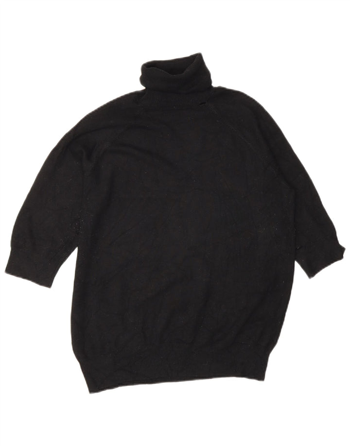 Zara - Jersey con cuello vuelto para mujer, talla 40, talla M, color negro