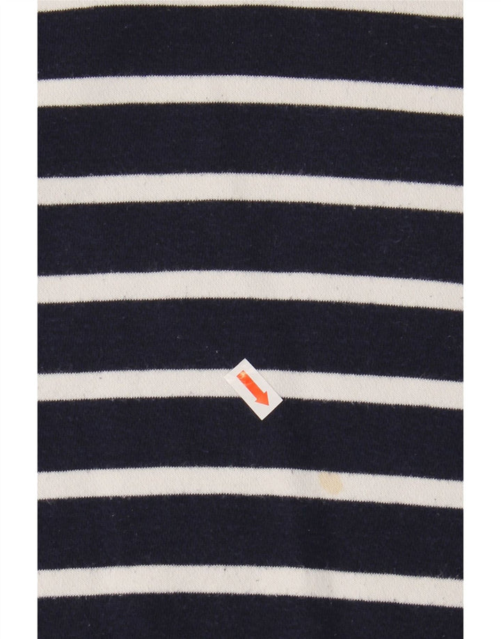 JOULES Sudadera extragrande para mujer UK 10 Small Azul marino a rayas