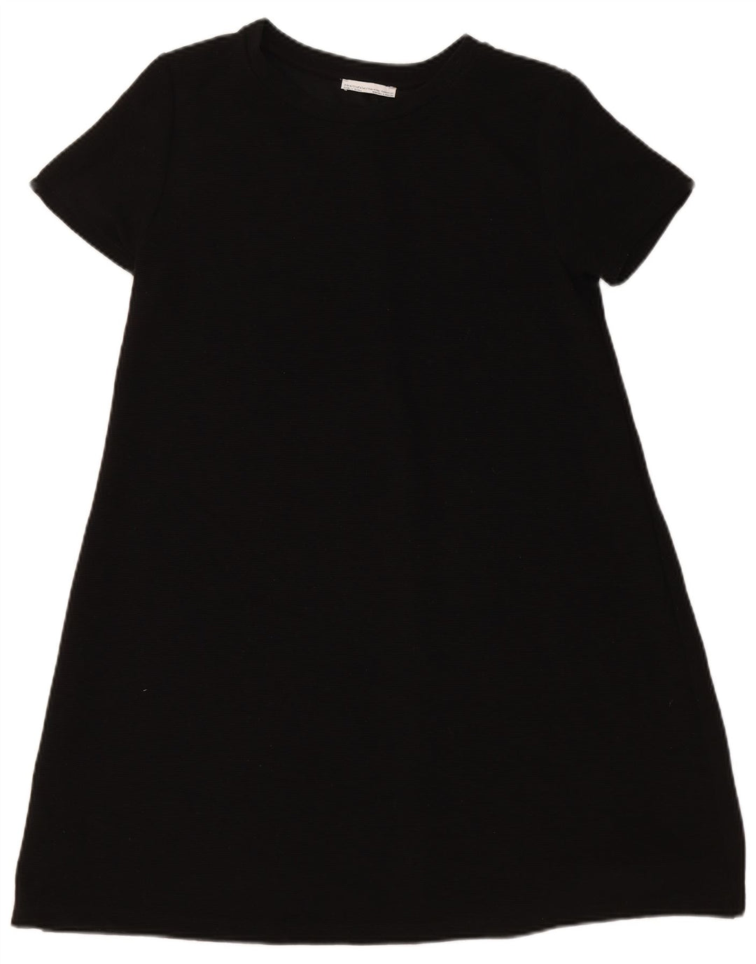Zara Vestido recto para mujer UK 44 Grande Poliéster negro