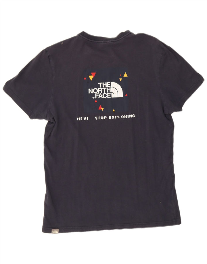 The North Face Camiseta Gráfica Para Hombre Top Medium Azul Marino Algodón
