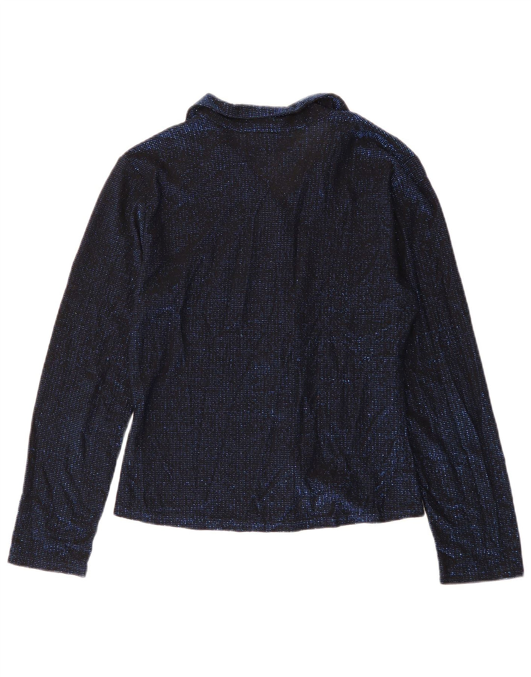 ORSAY Blusa camisera para mujer UK 8 Small Elastano moteado azul marino