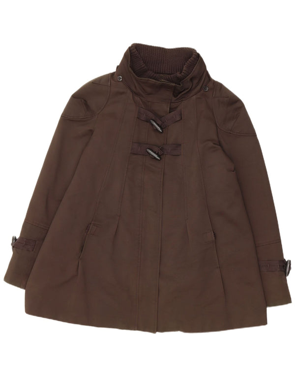 Zara Mujer Duffle Jacket ES 40 XL Marrón
